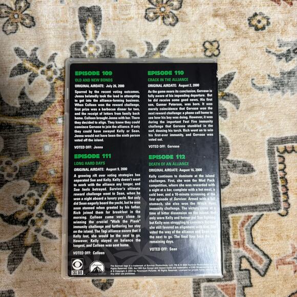 Survivor Borneo The Complete First Season Set of DVD Videos - Tested Working - Picture 15 of 15